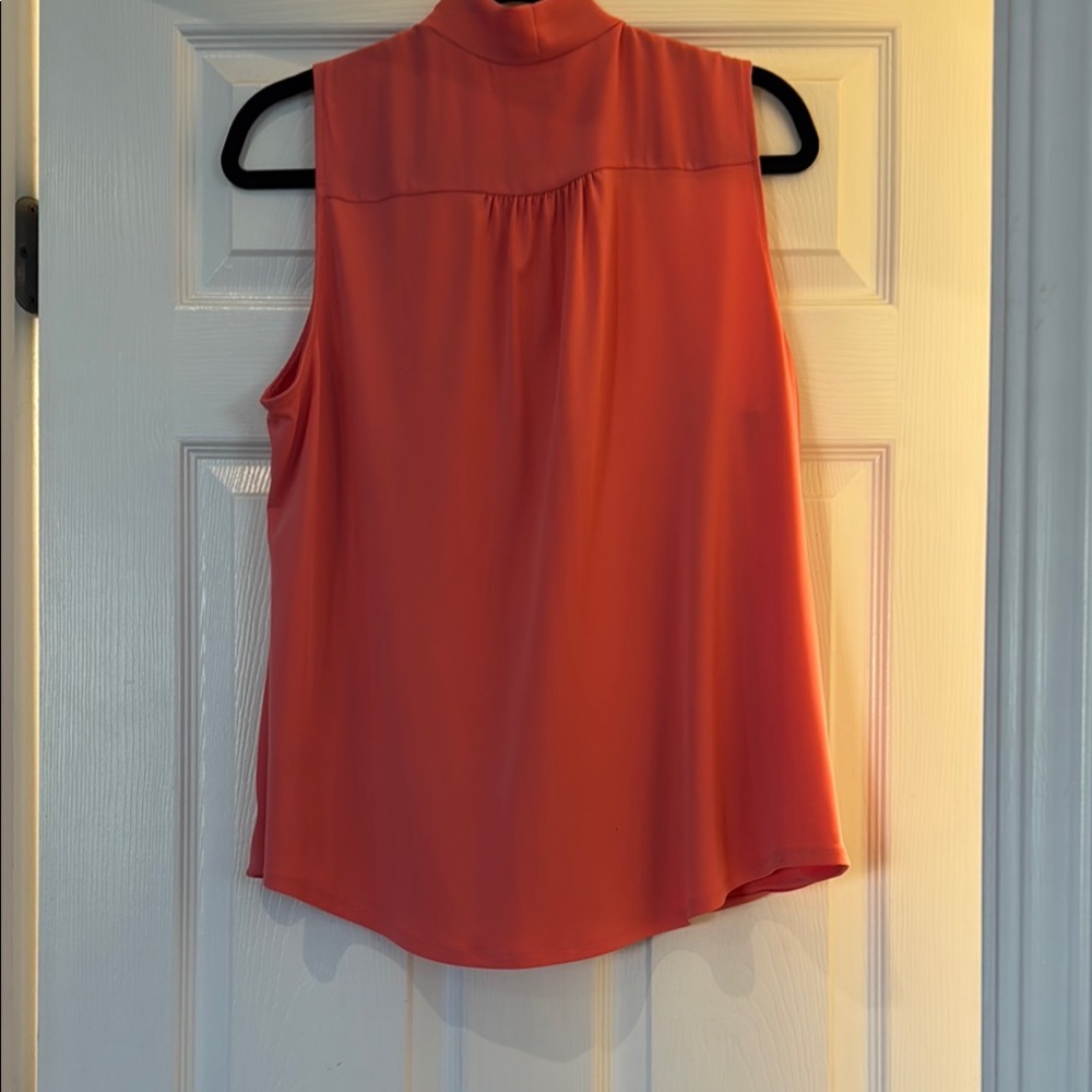 Charter Club Coral Sleeveless Blouse - Picture 5 of 7